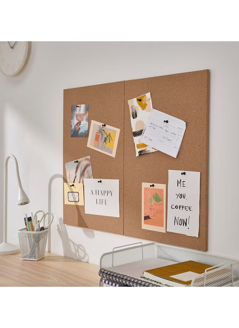 Cork Memo Board with Pins