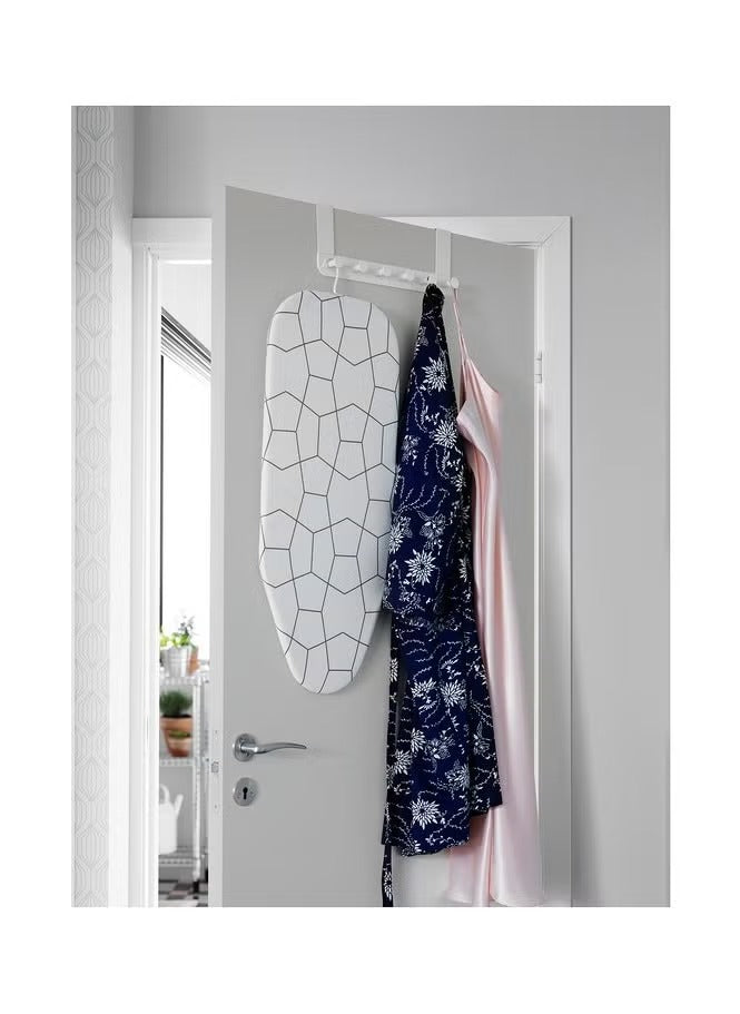 White 6-Hook Door Hanger