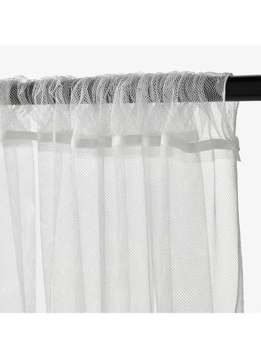 White Rod Pocket Curtains