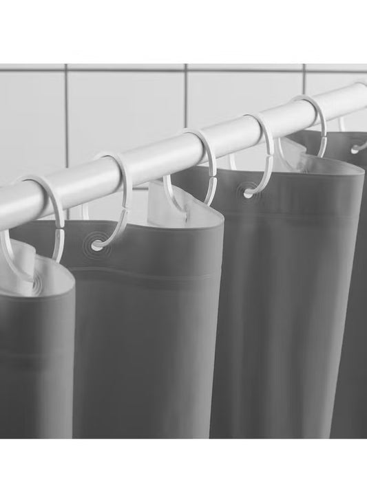 Grey Waterproof Shower Curtain