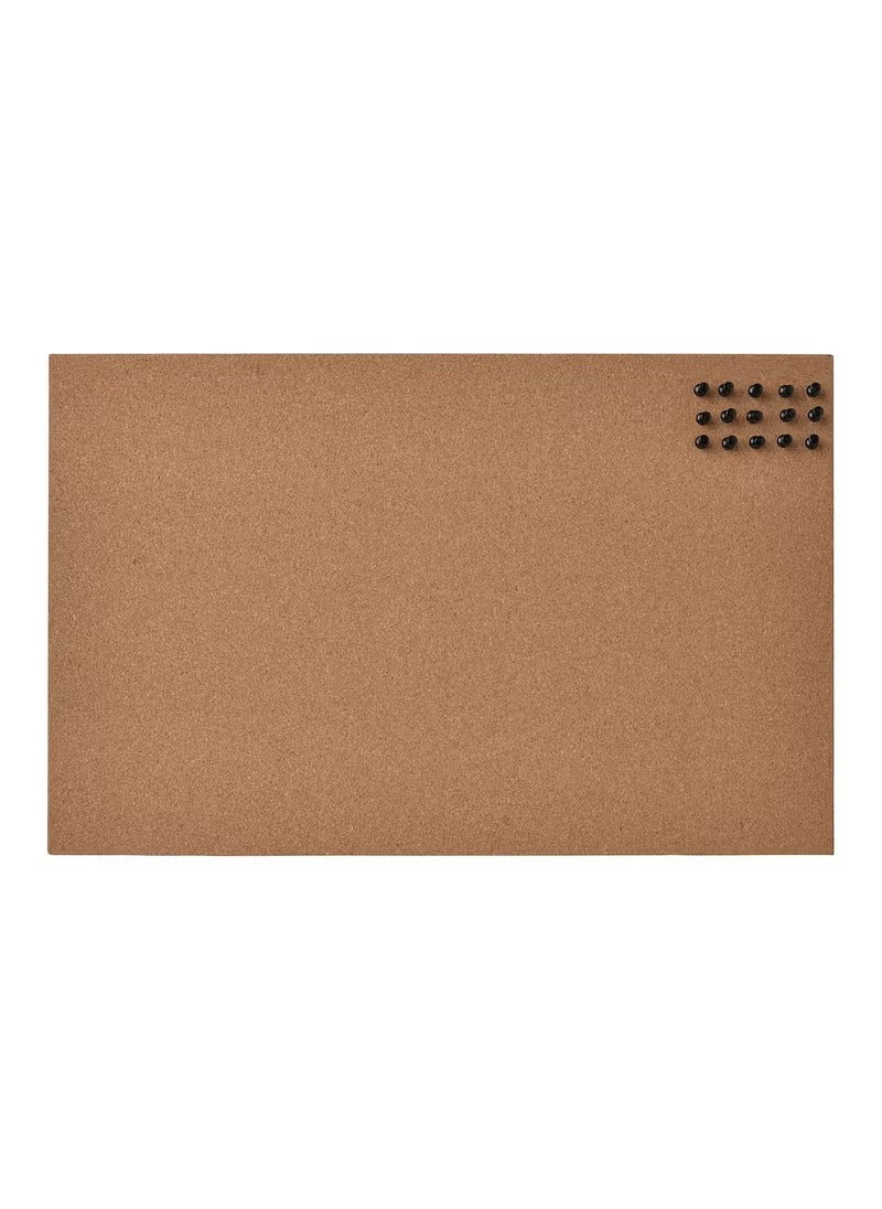 Cork Memo Board with Pins