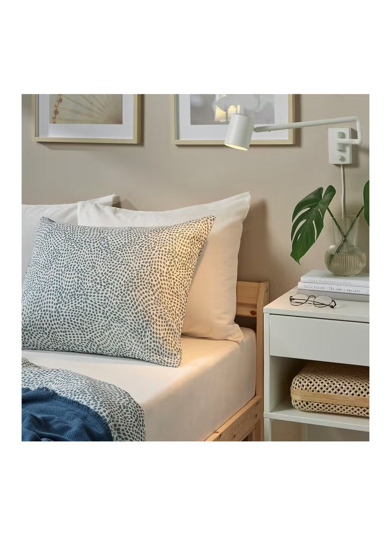 White Fitted Cotton Bedsheet