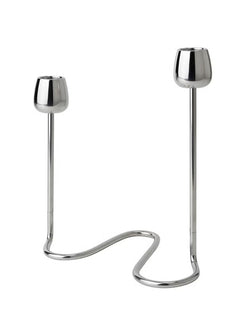 Silver Stainless Steel Candleholder
