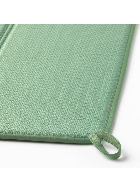 Green Dish Drying Mat