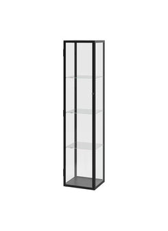 Black Glass Storage Cabinet