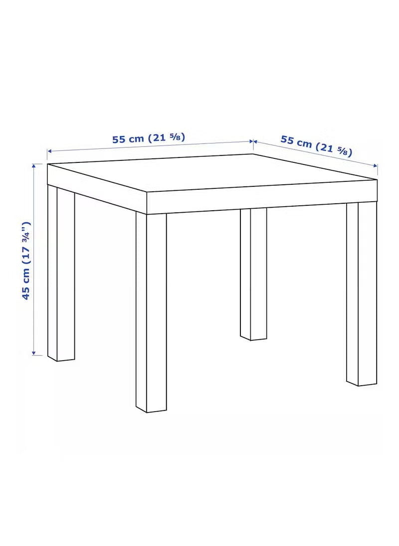 Black Steel Side Table